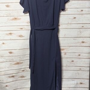 Elegant Navy Blue Dress